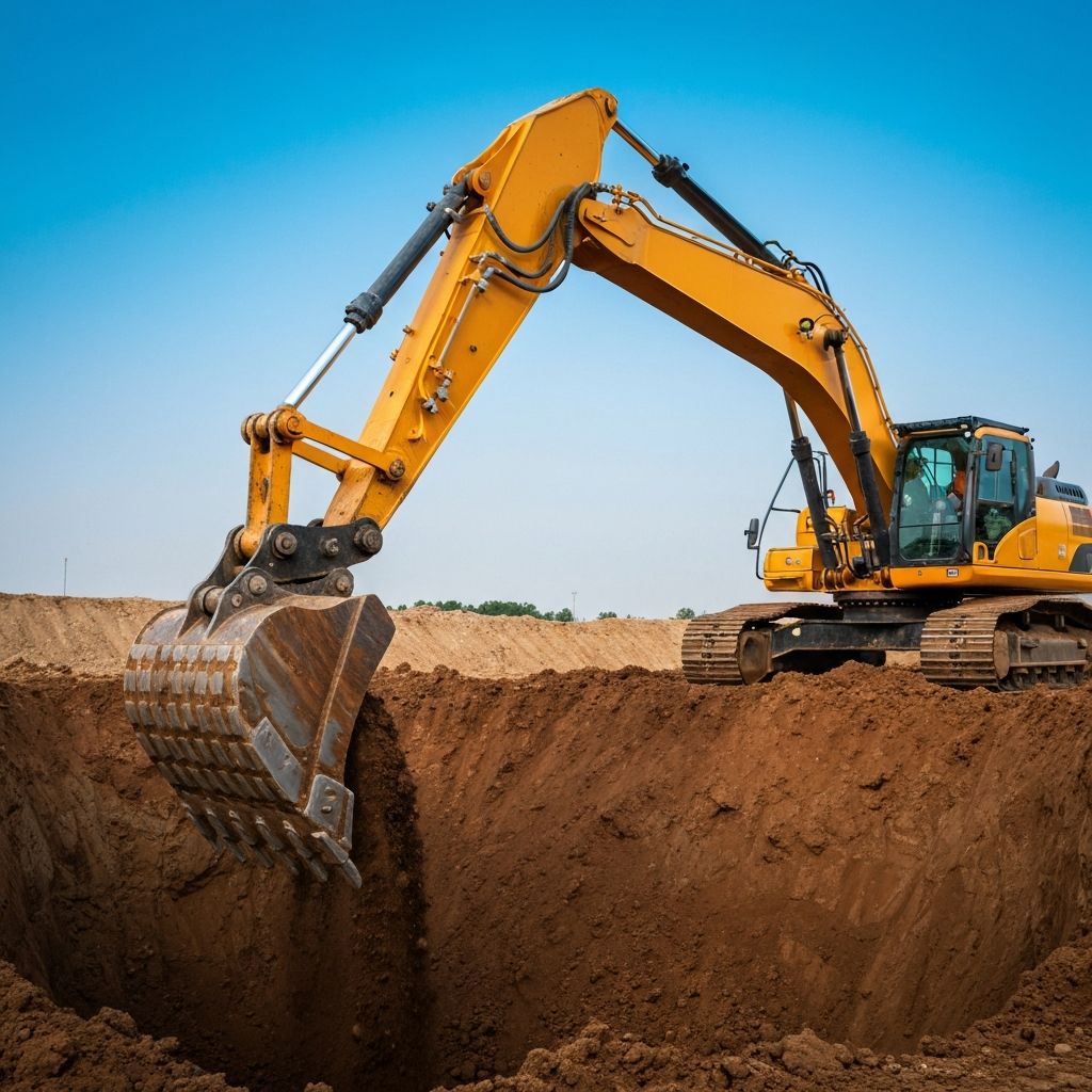 Escavação Profunda - Fundações